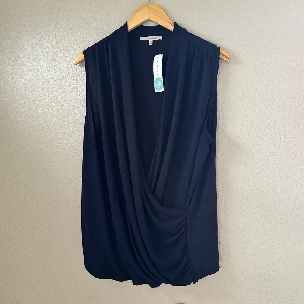 Benni Wrap Front Ruched Knit Top - Picture 5 of 11